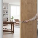 Premium Unfinished Cube Door with Modern Aesthetic and Durable White Oak Construction for Contemporary Interiors