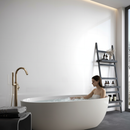 Premium Waterproof Wall Panelling 800 x 400mm - White Lustre Stone Finish for Modern Aesthetics