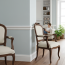 Premium White Painted Chair Rail Moulding - 2.4m Length, 18mm x 67mm for Contemporary Interior Design