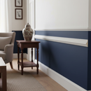 Premium White Painted Dado Rail 2.4m Length with 27mm Thickness for Contemporary Wall Decoration