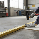 Premium Self-Adhesive Stair Nosing Profile 900mm - Versatile Flooring Solution with Brushed Steel Finish