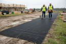 Premium Natural Rubber Grass Matting Roll 10.5m x 1m, 23mm Thickness for Erosion Control and Safety Walkways