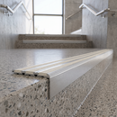 Aluminium Stair Nosing 78.5mm x 40mm with Carborundum Anti-Slip Insert — Anti-Slip Insert Colour: Chalk