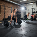 Premium Interlocking Gym Mat - Durable Anti-Fatigue Flooring for Fitness Environments