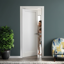 Premium White Internal Primed 1 Panel Door - Minimalist Design Ready for Custom Finishing