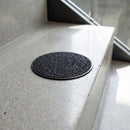 38mm Aluminium Stair Nosing with Carborundum Discs, Internal/External professionally fitted in use