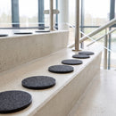 38mm Aluminium Stair Nosing with Carborundum Discs, Internal/External professionally fitted in use
