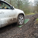 Premium GRP Waffle Boards Traction Ramps - Durable Lightweight Vehicle Recovery Solution for Off-Road Adventures