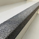Black GRP anti-slip stair nosing 55mm x 55mm — product reference shot