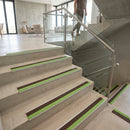 67x55mm aluminium stair nosing profile showing DDA compliant design for indoor and outdoor safety applications