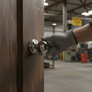 Premium Round Mushroom Mortice Door Knob 58mm - Polished Chrome Finish for Elegant Door Design