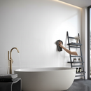 Premium Waterproof Wall Panelling 800 x 400mm - White Lustre Stone Finish for Modern Aesthetics