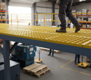 Premium 38mm Fibreglass Grating Panels - Durable, Lightweight, Non-Slip for Walkways and Industrial Flooring