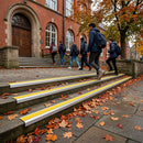 Heavy duty aluminium stair nosing profile 60x32mm dimensions for indoor and outdoor step edge protection
