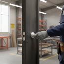 Premium Round WC Thumbturn Lock in Matt White Finish for Modern Bathrooms and Studio Doors