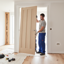 Premium Unfinished Internal 3 Panel Fire Door with FD30 Fire Resistance and Solid Core for Enhanced Safety and Customization