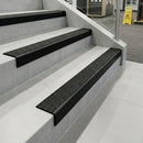 PVC Anti Slip Stair Nosing 56x32.5mm Slimline Commercial