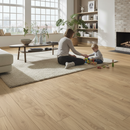 Premium Water-Resistant Classic Embossed Laminate Flooring for Kitchens and Bathrooms