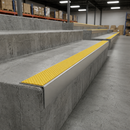 Aluminium Stair Nosing 57x55mm External Anti Slip DDA