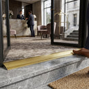30x15mm anodised aluminium door threshold strip with smooth metallic finish for indoor and outdoor use