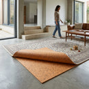 9mm thick recycled foam carpet underlay padding with textured surface for luxury carpet installation