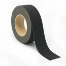 Black self-adhesive anti-slip tape 50mm x 18.3m roll — silicon carbide grit