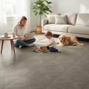 Premium Rigid Core Vinyl Flooring 6.5mm with UV Coating and Embossed Oak Effect for Durability and Moisture Resistance