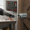 Professional 6" Zinc Tower Bolt - Secure Locking Mechanism for Garage Doors, Gates, and Traditional Decor Styles