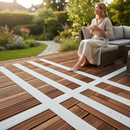 Premium 50mm Wide Non-Slip Anti-Skid Decking Strips - Durable GRP Material for Safety and Style in Outdoor Spaces