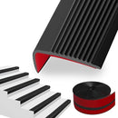 Anti-Slip Stair Nosing Edge Trim – 50 x 25mm Self-Adhesive L-Shape PVC Stair Edge Protector for Indoor & Outdoor Steps