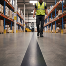 Premium Heavy-Duty Aisle Marking Tape for Industrial Safety - Easy Installation, Custom Sizes, Low Maintenance