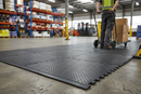 Heavy Duty Interlocking Rubber Mat - Anti-Fatigue, Slip-Resistant, and Ergonomic for Industrial Use