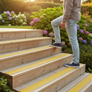 Premium Anti-Slip Decking Strips - 50mm GRP Stair Treads for Outdoor Safety with Heavy-Duty Quartz Grit