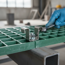 Premium M Clip for Installing GRP Grating - High-Performance Stainless Steel Fixing for Mesh Panels with Corrosion Resistance