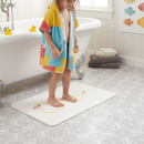 Premium Rubber Duck Family Bathmat - Non-Slip Antibacterial Bathroom Mat, 39x60cm for Kids and Family Safety