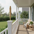 Premium Unfinished Pine Porch Finial - Elegant Design for Exterior Touch - High-Quality Professional Grade for Industrial and Commercial Applications