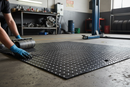 Premium Heavy Duty Chequer Plate Matting - Lightweight Non-Slip Rubber Surface for Safety and Protection, 3mm Thickness