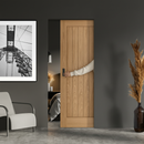 Premium Unfinished Oak Internal Pocket Door Set with Smooth Sliding Mechanism for Modern Interiors