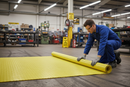 Premium Heavy Duty Anti-Slip Walkway Mat 100cm x 10m - Bright Yellow Surface with Exceptional Grip for Safety in High-Traffic Areas