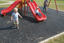 Premium Impact-Absorbing Rubber Matting for Playgrounds and Walkways - Easy Installation, Natural Rubber, Anti-Slip Design, 23mm Height