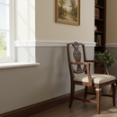 Premium White Painted Dado Rail 2.4m x 20mm x 69mm for Flooring Protection - High-Quality Professional Grade for Industrial and Commercial Applicat...