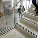 40x10mm mill aluminium stair nosing strip for commercial and industrial staircase edge protection