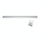 What's in the box - 49mm door threshold strip with screws and plugs included