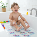 Premium Anti-Slip Kids Bath Stickers - Cute Unicorn Design, 5 Pack of High-Quality Vinyl Treads for Safe Bathing