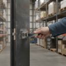 Premium Square Lever Door Handle Set with Polished Chrome Finish for Modern Interiors