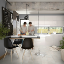 Premium Water-Resistant Laminate Flooring - Stone Finish, Easy Installation, Ideal for Humid Areas