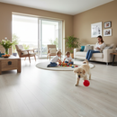 Premium Water-Resistant 8mm Embossed Laminate Flooring for Kitchens and Bathrooms