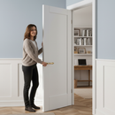 Premium White Internal 1 Panel Shaker Door - Durable Solid Core with Minimalistic Design for Contemporary Interiors