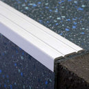 NAS Aluminium Self-Adhesive Stair Nosing 30x20mm product shot — Oak, Bronze, Matt Black, Matt Brass, Matt Silver finishes