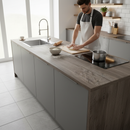 Premium Square Edge Laminate Worktop 3000mm x 600mm x 38mm - Natural Mystic Pine Finish for Durable and Stylish Kitchen Spaces